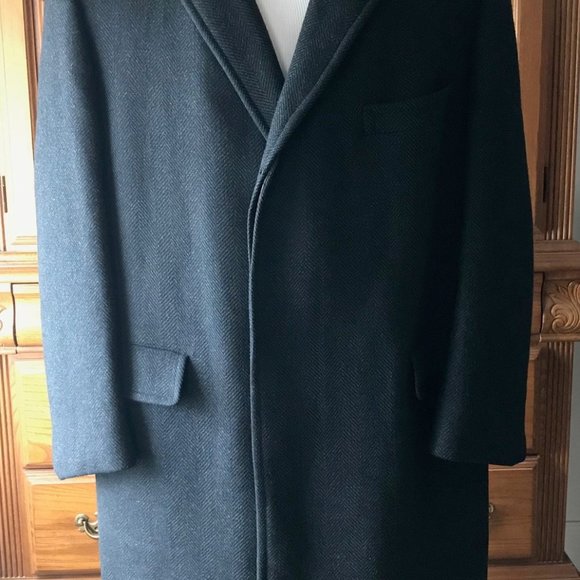 Hart Schaffner & Marx Pure Virgin Wool Men's Coat - Picture 1 of 6
